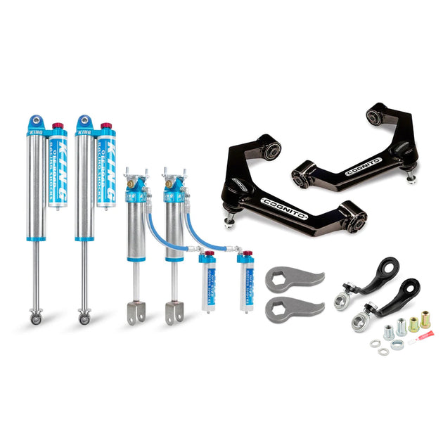 Cognito 3-Inch Elite Leveling Kit With King 2.5 Reservoir Shocks For 2 ...