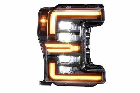 MORIMOTO FORD SUPER DUTY (17-19): XB LED HEADLIGHTS (GEN 2) (AMBER AND WHITE DRL)