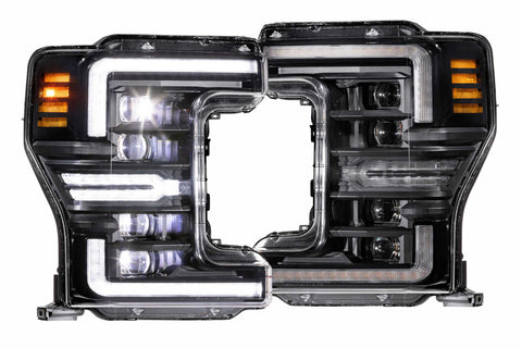 MORIMOTO FORD SUPER DUTY (17-19): XB LED HEADLIGHTS (GEN 2) (AMBER AND WHITE DRL)