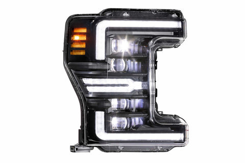 MORIMOTO FORD SUPER DUTY (17-19): XB LED HEADLIGHTS (GEN 2) (AMBER AND WHITE DRL)