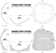 Banks Ram-Air® Differential Cover Kit, For 1985-2024 Ford Sterling Axle 12-Bolt with 10.25/10.5 Ring Gear