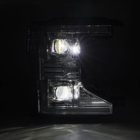 20-22 Ford Super Duty LUXX-Series LED Projector Headlights Chrome | AlphaRex