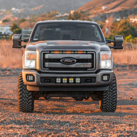 Baja Designs 2011-2016 Ford Super Duty 30" S8 Light Bar Upper Grille Mount Kit