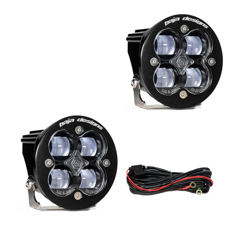 Squadron-R SAE LED Auxiliary Light Pod Pair (Clear Lens)