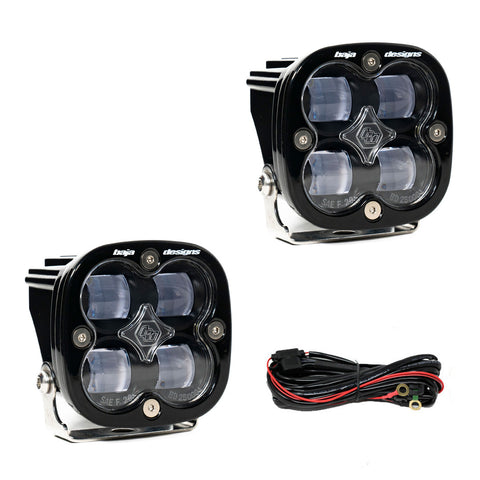 Squadron SAE LED Auxiliary Light Pod Pair (Clear Lens)