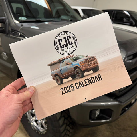 CJC Off Road 2025 Calendar