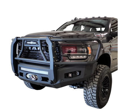 CHASSIS UNLIMITED 2019-2021 RAM 2500/3500 ATTITUDE SERIES FRONT WINCH BUMPER