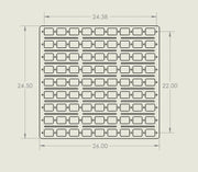 CJC Built Large Comp (Universal) Panel- 24.5"x26"