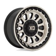 KMC XD856 Omega Matte Black With Bronze Tint Wheel