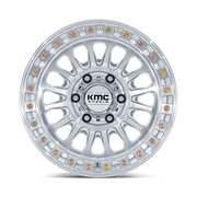 KMC KM552 GLOSS SILVER W/ MACHINED FACE IMS Wheel