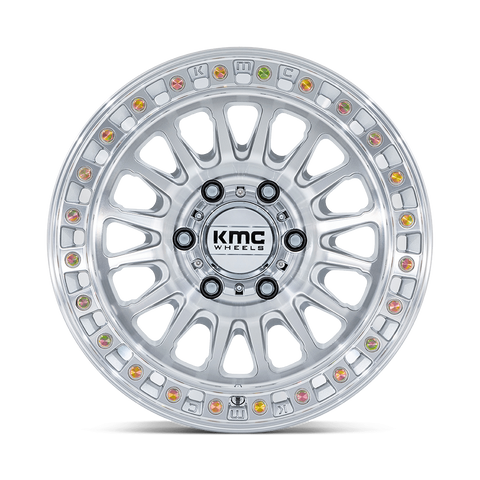 KMC KM552 GLOSS SILVER W/ MACHINED FACE IMS Wheel