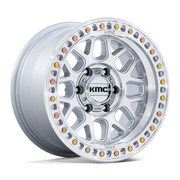 KMC KM549 GLOSS SILVER W/ MACHINED FACE GRS Wheel