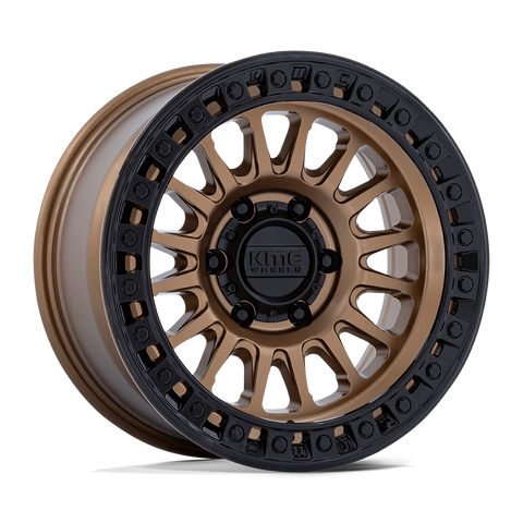 KMC KM552 MATTE BRONZE W GLOSS BLACK LIP IMS Wheel