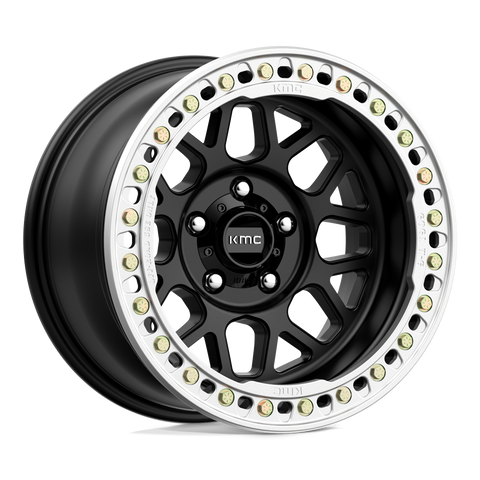 KMC KM235 Satin Black Grenade Crawl Wheel