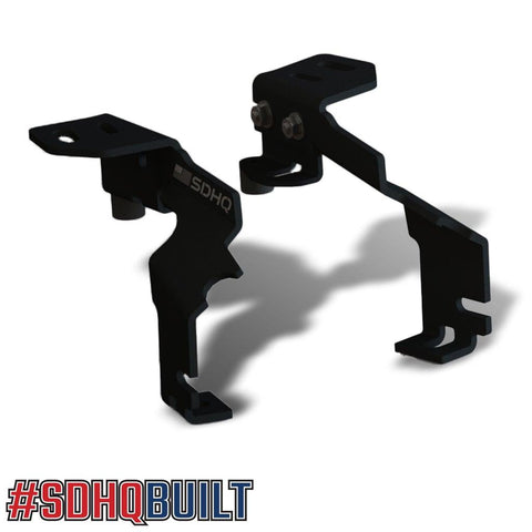 SDHQ Off Road  '17-CURRENT FORD SUPER DUTY SDHQ BUILT A-PILLAR LIGHT MOUNTS - CJC Off Road