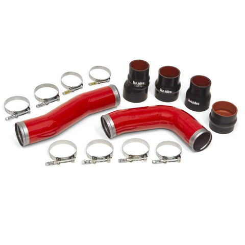 Boost Tube Kit Red Powdercoat 2010-12 Ram 6.7L OEM Replacement Boost Tubes Banks Power - CJC Off Road