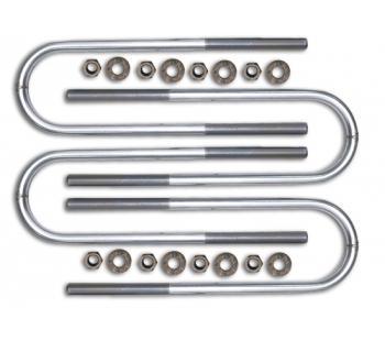 Icon Vehicle Dynamics 37002 - Super Duty F250 / F350 17" Long Rear U-bolt Kit (Non Dually) - CJC Off Road