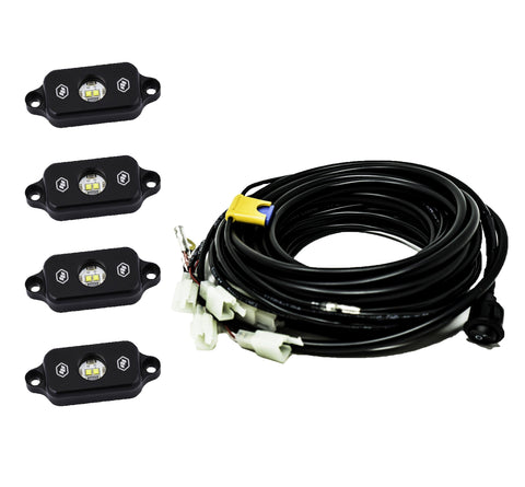 Baja Designs 4 Pack Universal Rock Light Kit - CJC Off Road