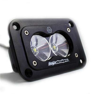 Baja Designs SII Pro LED Light - Black Flush Mount - CJC Off Road