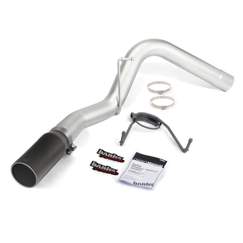 Monster Exhaust System Single Exit Black Tip 07-13 Dodge/Ram 6.7L SCLB-MCSB Banks Power - CJC Off Road