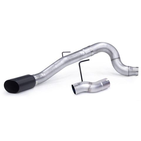 Monster Exhaust System 5-inch Single Exit Cerakote Black Tip for 13-18 Ram 2500/3500 6.7L Cummins Mega-Cab SB Banks Power - CJC Off Road