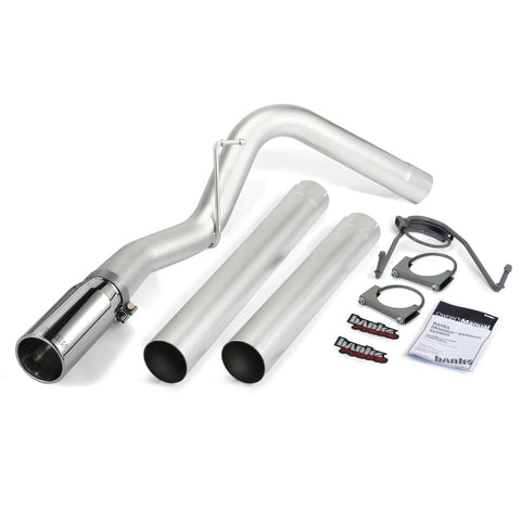 Monster Exhaust 4.0" Single S/S-Chrome Tip 14-18 Ram 6.7L CCLB Banks Power - CJC Off Road