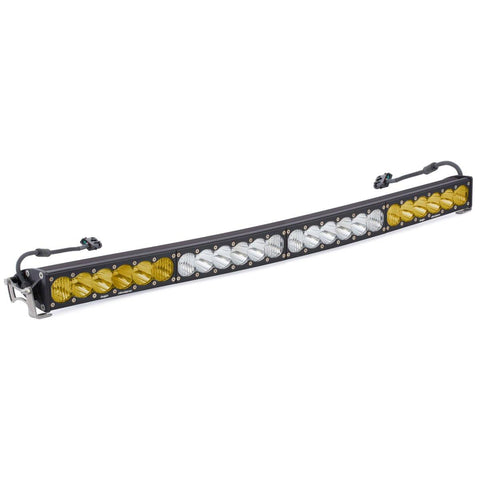 Baja Designs OnX6, Dual Control Arced Amber/White LED Light Bar - CJC Off Road