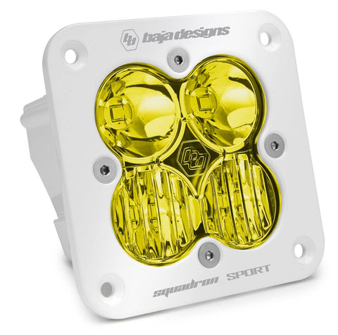 Baja Designs Squadron Sport White, Flush Mount, LED - CJC Off Road