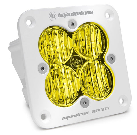 Baja Designs Squadron Sport White, Flush Mount, LED - CJC Off Road