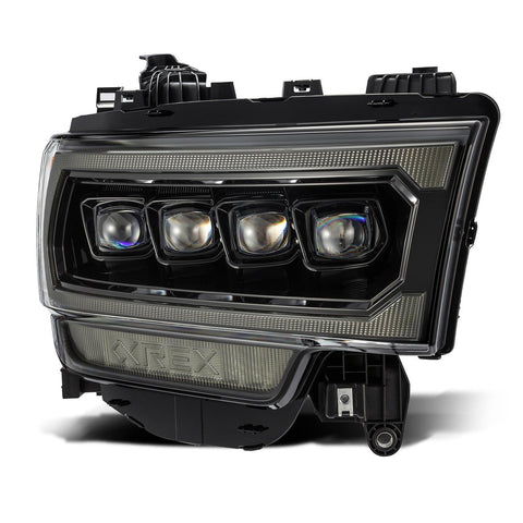 Alpha Rex 19-22 Ram 2500/3500/4500/5500 NOVA-Series LED Projector Headlights Alpha-Black - CJC Off Road