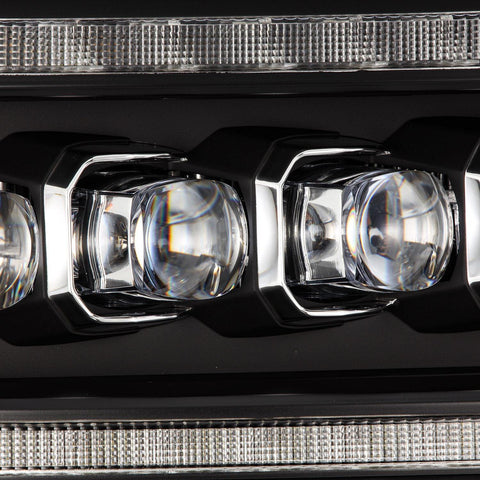 Alpha Rex 09-18 Ram Truck NOVA-Series (5th Gen 2500 G2 Style) LED Projector Headlights Black - CJC Off Road