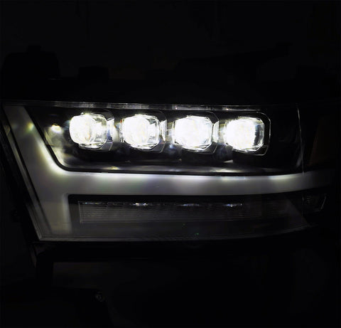 Alpha Rex 19-22 Ram 1500 NOVA-Series LED Projector Headlights Chrome - CJC Off Road