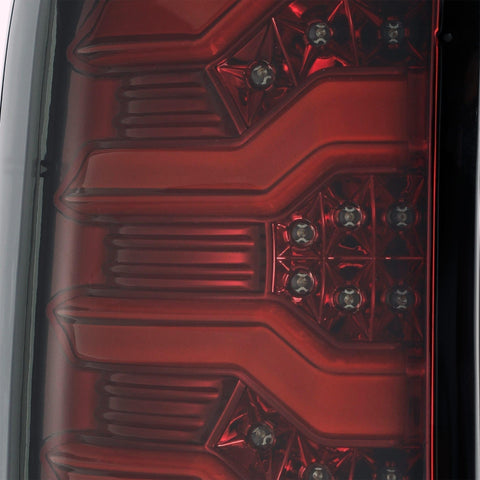 Alpha rex 14-18 Chevrolet Silverado 1500 / 15-19 Silverado 2500HD/3500HD / 15-19 GMC Sierra 3500HD Dually PRO-Series LED Tail Lights Red Smoke - CJC Off Road