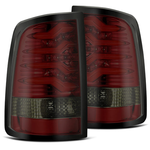 Alpha Rex 09-18 Ram Truck PRO-Series LED Tail Lights Red Smoke - CJC Off Road