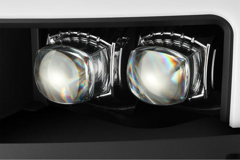 Alpha Rex 15-19 Chevrolet Silverado 2500HD/3500HD NOVA-Series LED Projector Headlights Black G2 - CJC Off Road