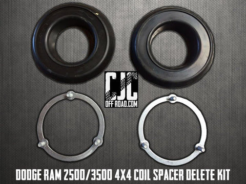 Dodge Ram 2500/3500 4x4 Coil Spacer "Delete" Kit - CJC Off Road