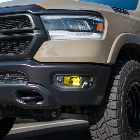 Baja Designs 5th Gen 2019+ Ram 1500 Laramie+ Baja Designs Squadron Fog Light Kit - CJC Off Road