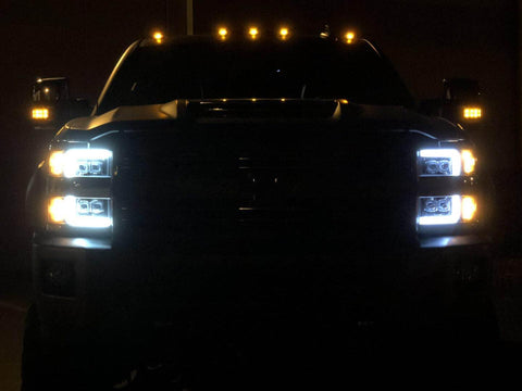 Alpha Rex 15-19 Chevrolet Silverado 2500HD/3500HD NOVA-Series LED Projector Headlights Chrome G2 - CJC Off Road