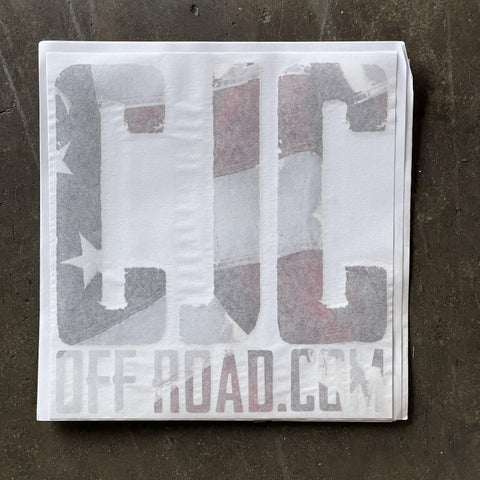 CJC Off Road Window Sticker - CJC Off Road