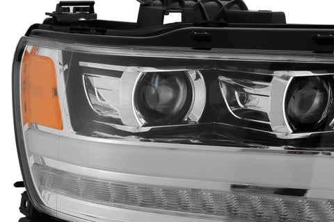 Alpha Rex 19-22 Ram 1500 LUXX-Series LED Projector Headlights Chrome - CJC Off Road