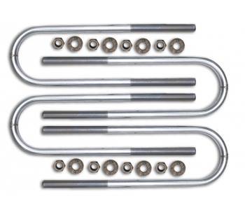 Icon Vehicle Dynamics 37003 - Super Duty F250 / F350 15" Long Rear U-bolt Kit (Non Dually) - CJC Off Road