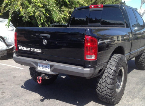 Mercenary Off Road Heavy Duty 3rd Gen 03-09 Dodge Ram 2500/3500 "A-Bomb" Stock Replacement Rear Bumper - CJC Off Road