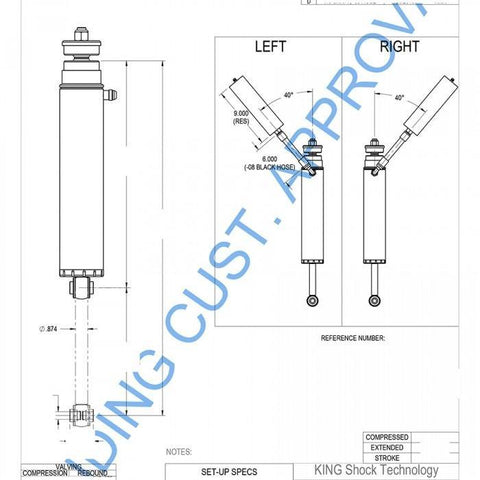 THUREN KING 3.0 FRONT SHOCKS - CJC Off Road