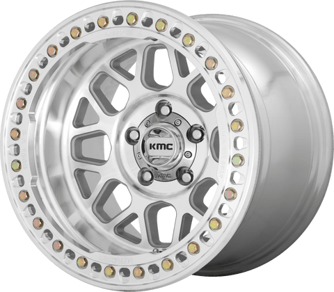 KMC KM235 Machined Grenade Crawl Wheel - CJC Off Road